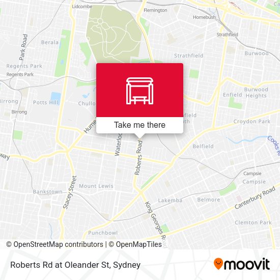 Roberts Rd at Oleander St map