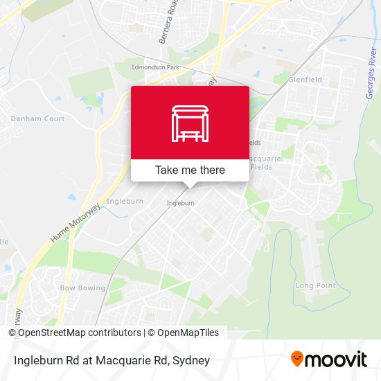 Ingleburn Rd at Macquarie Rd map