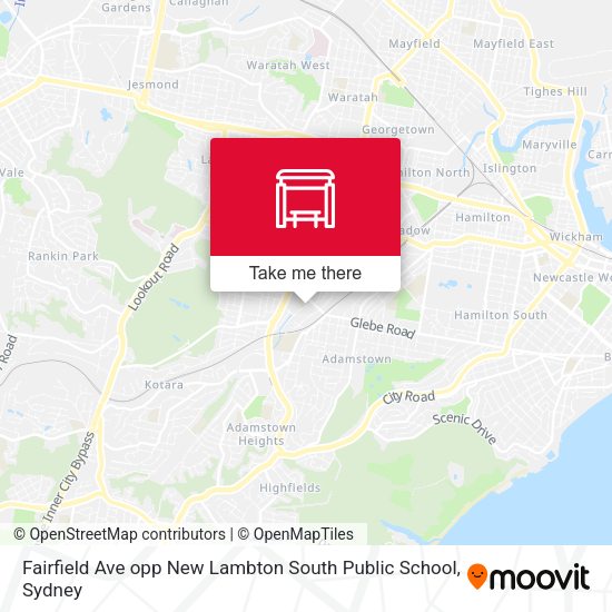 Fairfield Ave opp New Lambton South Public School map