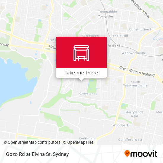 Gozo Rd at Elvina St map