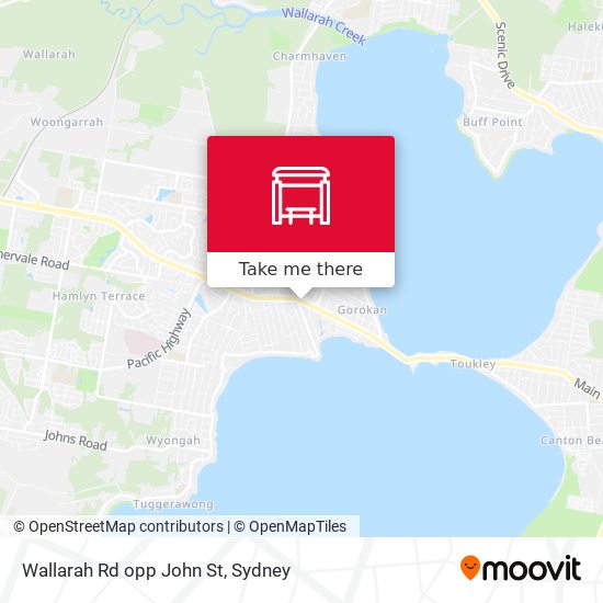 Wallarah Rd opp John St map