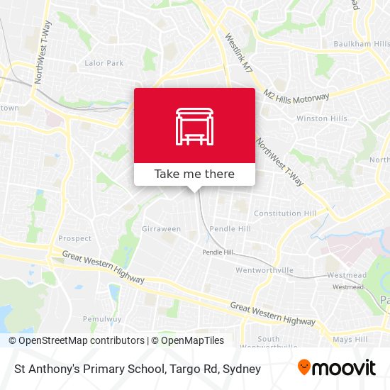 St Anthony's Primary School, Targo Rd map