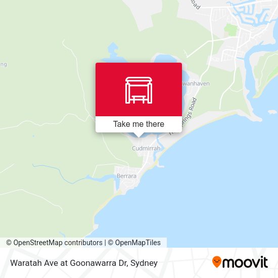 Waratah Ave at Goonawarra Dr map