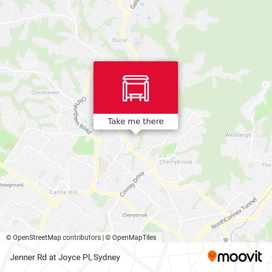 Jenner Rd at Joyce Pl map
