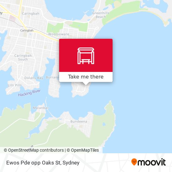 Ewos Pde opp Oaks St map