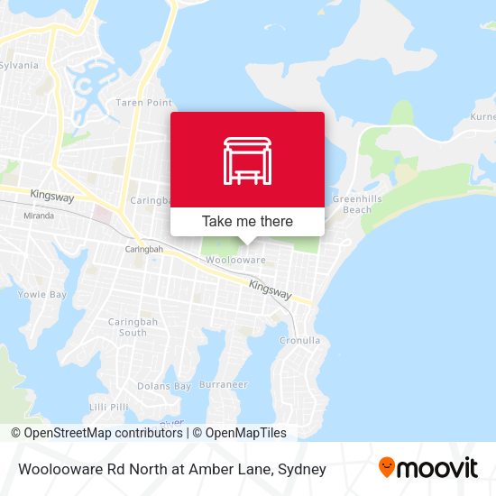 Woolooware Rd North at Amber Lane map