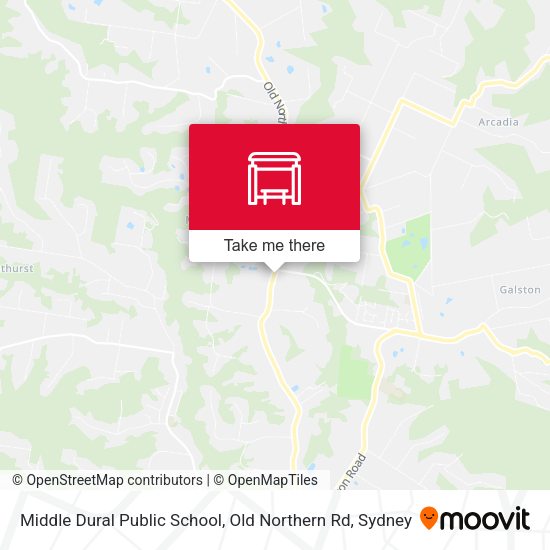 Middle Dural Public School, Old Northern Rd map