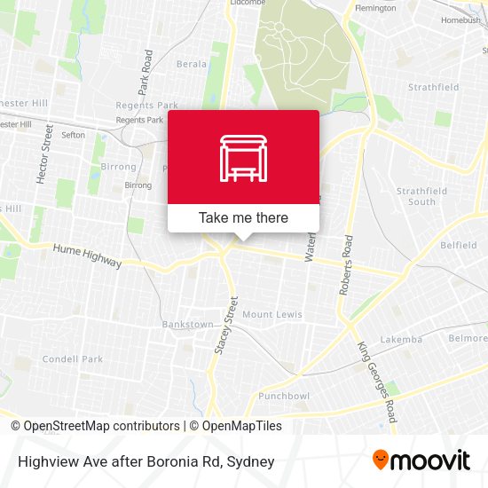 Highview Ave after Boronia Rd map