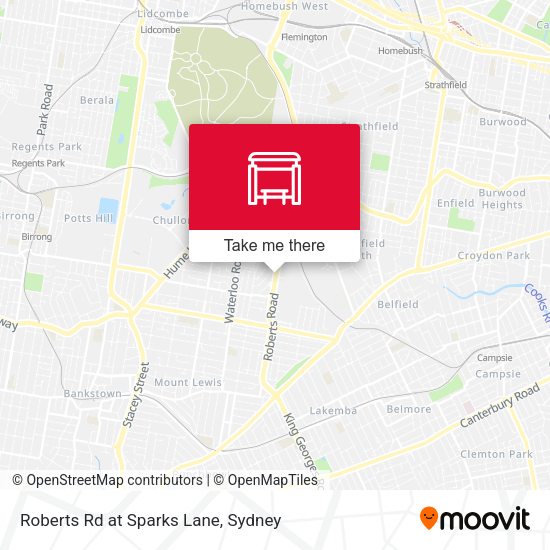 Roberts Rd at Sparks Lane map