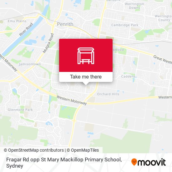Fragar Rd opp St Mary Mackillop Primary School map