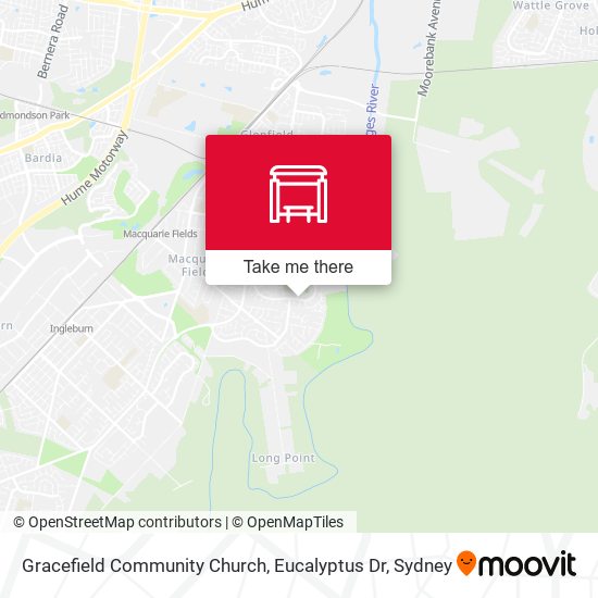 Gracefield Community Church, Eucalyptus Dr map