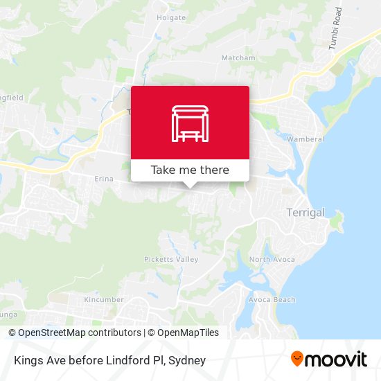 Kings Ave before Lindford Pl map