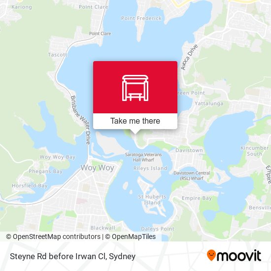Steyne Rd before Irwan Cl map