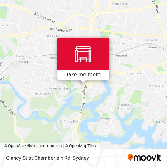 Clancy St at Chamberlain Rd map