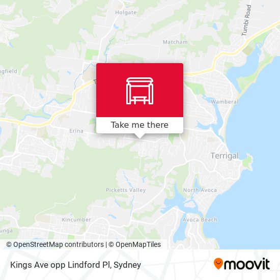Kings Ave opp Lindford Pl map