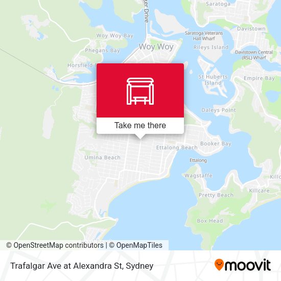 Trafalgar Ave at Alexandra St map