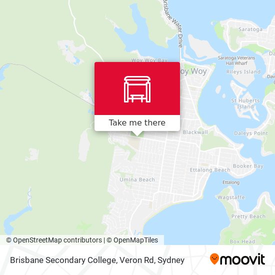 Brisbane Secondary College, Veron Rd map