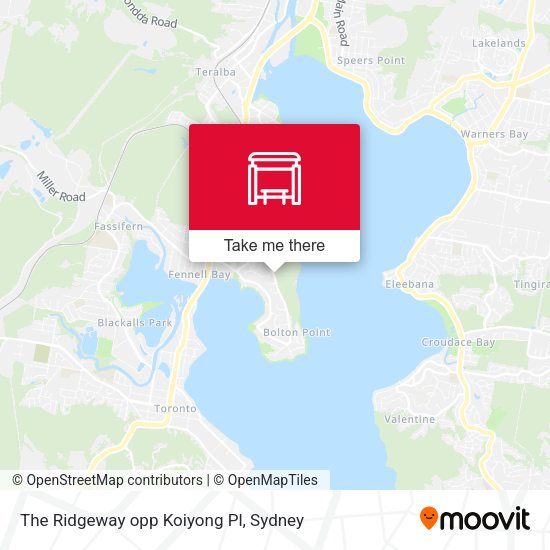 The Ridgeway opp Koiyong Pl map