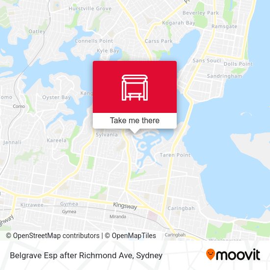 Belgrave Esp after Richmond Ave map