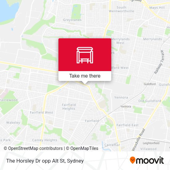The Horsley Dr opp Alt St map