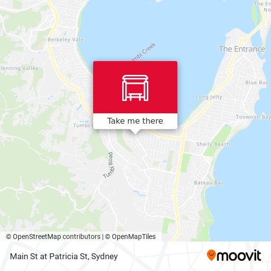 Main St at Patricia St map