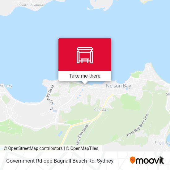 Government Rd opp Bagnall Beach Rd map
