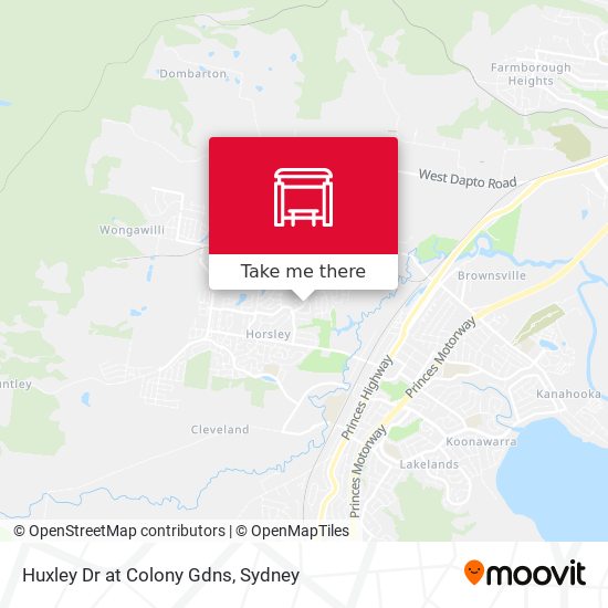 Huxley Dr at Colony Gdns map