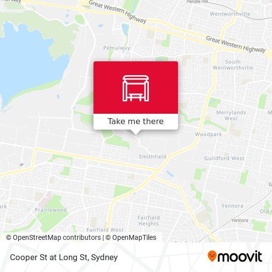 Cooper St at Long St map