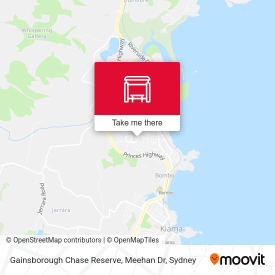 Gainsborough Chase Reserve, Meehan Dr map