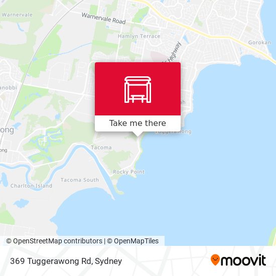 369 Tuggerawong Rd map