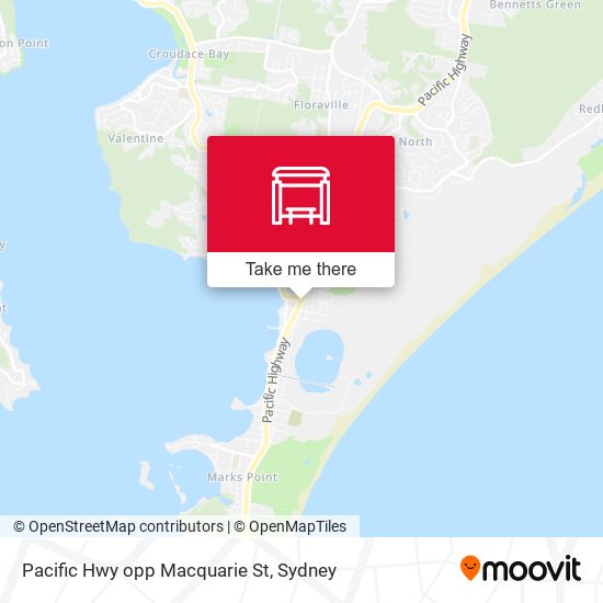 Pacific Hwy opp Macquarie St map