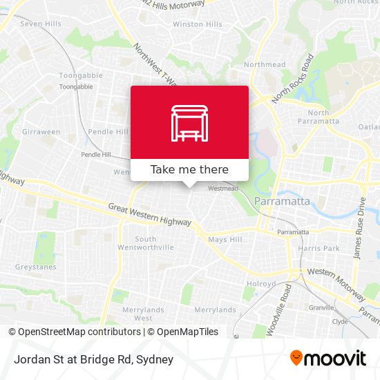 Jordan St at Bridge Rd map