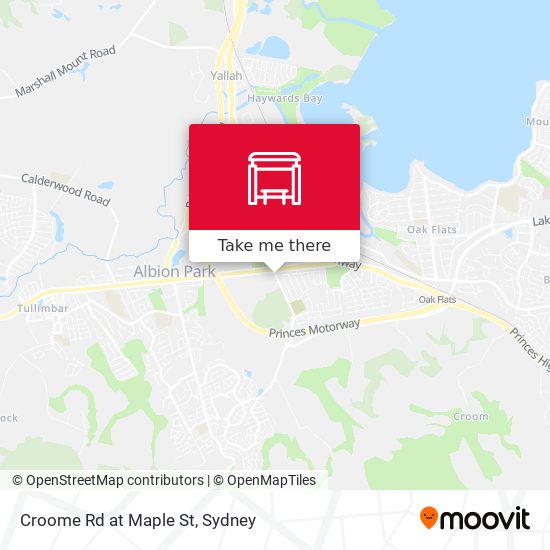 Croome Rd at Maple St map