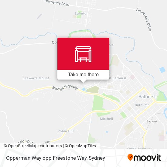 Opperman Way opp Freestone Way map