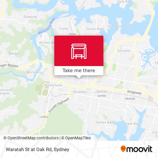 Waratah St at Oak Rd map