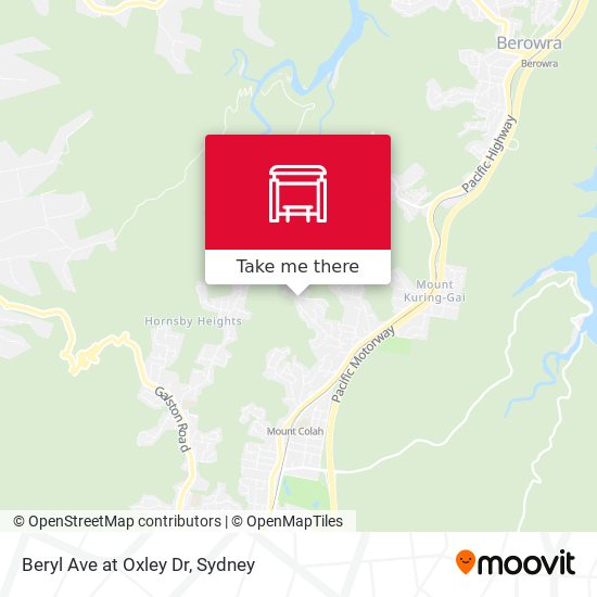 Beryl Ave at Oxley Dr map