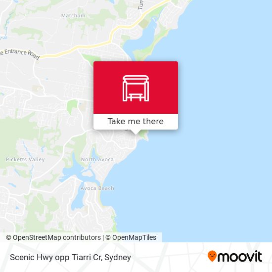 Scenic Hwy opp Tiarri Cr map