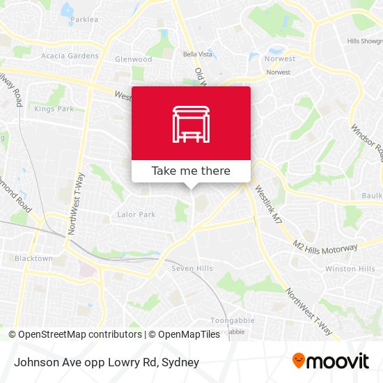 Johnson Ave opp Lowry Rd map