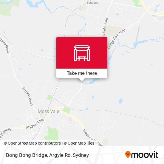 Bong Bong Bridge, Argyle Rd map