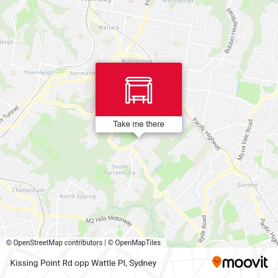Kissing Point Rd opp Wattle Pl map