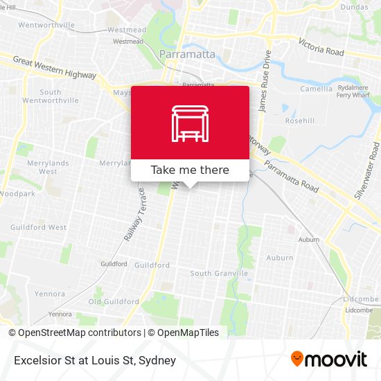 Excelsior St at Louis St map