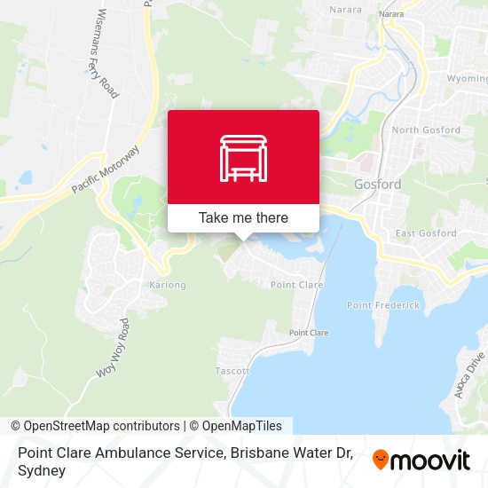 Point Clare Ambulance Service, Brisbane Water Dr map