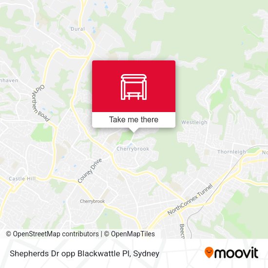 Shepherds Dr opp Blackwattle Pl map