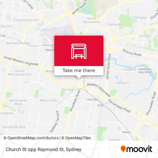 Church St opp Raymond St map