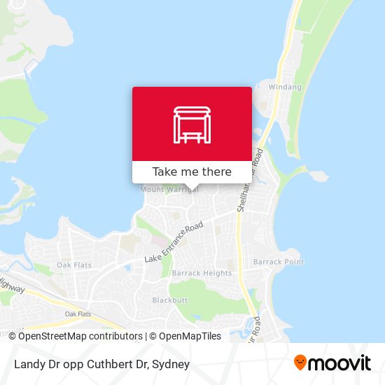 Landy Dr opp Cuthbert Dr map