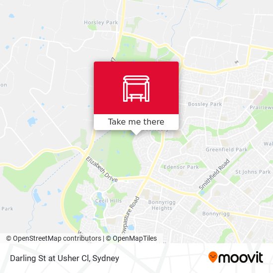 Darling St at Usher Cl map
