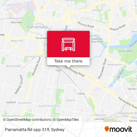 Parramatta Rd opp 319 map