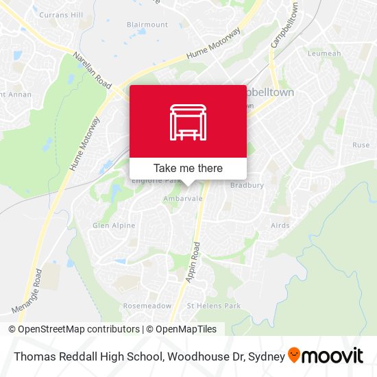 Thomas Reddall High School, Woodhouse Dr map