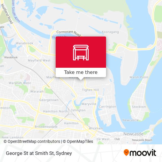 George St at Smith St map
