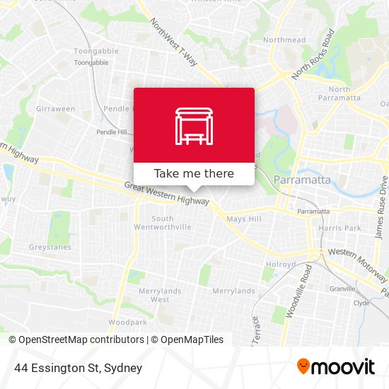 44 Essington St map
